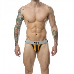 MOB JOCK CLASICO STRIPE NARANJA TALLA S