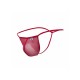 MOB TANGA TRANSPARENTE CON FORMA DE T ROJO TALLA S M