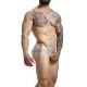 MOB DNGEON JOCKSTRAP ANILLO PARA EL PENE PLATEADO TALLA aNICA