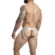 MOB DNGEON JOCKSTRAP ANILLO PARA EL PENE PLATEADO TALLA aNICA