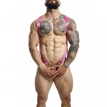 MOB DNGEON ARNaS DE ESPALDA CRUZADA ROSA TALLA aNICA