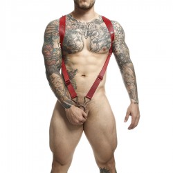 MOB DNGEON ARNaS ROJO DE ESPALDA RECTA TALLA aNICA