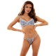 SUBBLIME 957629 CONJUNTO SUJETADOR Y PANTIES CON BORDADOS DE FLORES CELESTE S M