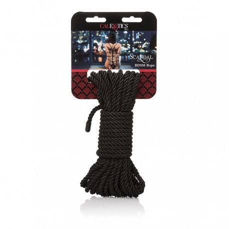 CALEXOTICS SCANDAL CUERDA BDSM NEGRA 10 M