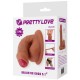PRETTY LOVE WARNELL DILDO ULTRA REALaSTICO Y ELaSTICO 95 CM MULATO