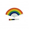 PRIDE ABANICO MADERA BANDERA ARCOaRIS