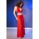 CHILIROSE CR 4857 SET TOP Y PANTALONES ROJO TALLA S
