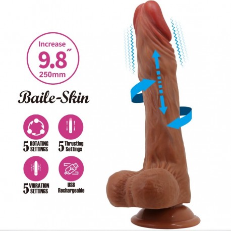 BAILE CALISTO DILDO REALaSTICO 25 CM NATURAL
