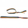 PRIDE PULSERA BOLITA PLATEADA BANDERA LGBT