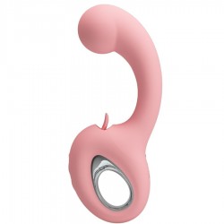PRETTY LOVE - ERYNNYES VIBRADOR PUNTO G + ESTIMULADOR CLÃTORIS 10 VIBRACIONES ROSA