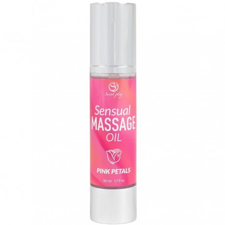 SECRETPLAY ACEITE DE MASAJE PaTALOS DE ROSA
