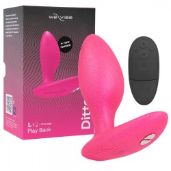 WE VIBE DITTO PLUG ANAL VIBRADOR ROSA