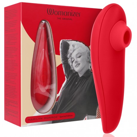 WOMANIZER MARILYN MONROE CLASSIC 2 ESTIMULADOR DE CLaTORIS ROJO INTENSO