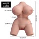 XISE FRIEDA TORSO REALaSTICO FEMENINO CON VIBRACIaN 36 CM