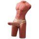 XISE JASON HALF BODY TORSO REALaSTICO MASCULINO CON THRUSTING Y VIBRACIaN 55 CM