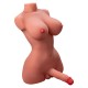 XISE HERMOSA LADY BOY TORSO FEMENINO CON DILDO CON VIBRACIaN Y THRUSTING 49 CM