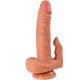 SHEQU JULIAN DILDO Y ESTIMULADOR DE CLaTORIS CON VIBRACIaN Y CONTROL REMOTO 16 CM