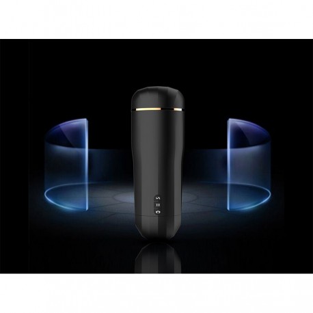 SHEQU SNOW MASTURBADOR VAGINA CON VIBRACIaN Y ONDAS ESTIMULADORAS