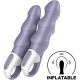 SATISFYER AIR PUMP VIBRATOR 1 VIBRADOR G SPOT INFLABLE MORADO