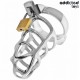 ADDICTED TOYS LOCKED SILVER LOCK JAULA PARA PENE DE METAL TALLA S