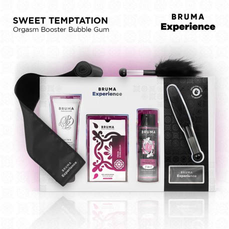 BRUMA XPERIENCE KIT TENTACIaN DULCE CHICLE CON POTENCIADOR DE ORGASMOS