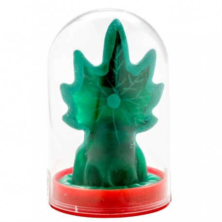 CONDOMERIE PRESERVATIVO DECORATIVO PINTADO A MANO CANABIS MODELO 1