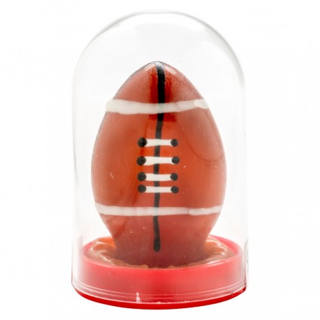 CONDOMERIE PRESERVATIVO DECORATIVO PINTADO A MANO PELOTA DE RUGBY
