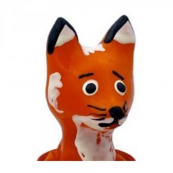 CONDOMERIE PRESERVATIVO DECORATIVO PINTADO A MANO ZORRO MARRaN RaPIDO