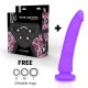 DELTA CLUB TOYS ARNES DILDO LILA SILICONA MEDICA 20 CM O 4 CM