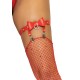 LEG AVENUE LIGUERO ALTO DE CUERO VEGANO TALLA aNICA ROJO