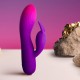 ROCKS OFF GLO GIRL VIBRADOR RABBIT MORADO