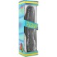 SEVEN CREATIONS VINIL P SHAPE VIBRATOR BLACK PENE 20 CM