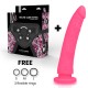 DELTA CLUB TOYS ARNES DILDO ROSA SILICONA MEDICA 23 CM O 45 CM