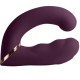 ROCKS OFF GEMINI VIBRADOR DUAL PUNTO G Y ESTIMULADOR CLaTORIS MORADO