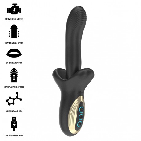 IBIZA POTENTE VIBRADOR EFECTO THRUSTING Y BITING