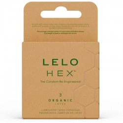LELO HEX ORGANIC PRESERVATIVO CAJA 3 UDS