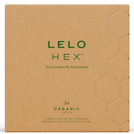 LELO HEX ORGANIC PRESERVATIVO CAJA 36 UDS