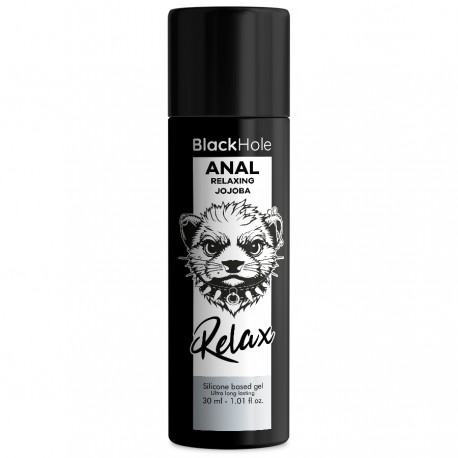 BLACK HOLE ANAL RELAXING CON JOJOBA BASE SILICONA 30 ML