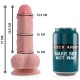 ROCKARMY ARNES DUAL DENSITY PANZER DILDO REALISTA 17 CM O 446 CM