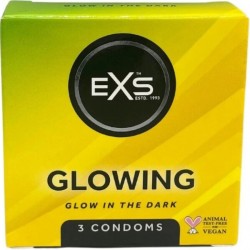 EXS CONDOMS GLOWN IN THE DARK