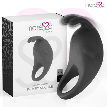MORESSA BRAD PREMIUM SILICONE RECARGABLE NEGRO