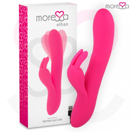 MORESSA ETHAN EFECTO WAVE MAS POTENTE VIBRACIaN PREMIUM SILICONE RECARGABLE