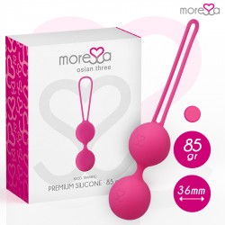 MORESSA OSIAN THREE ENTRENAMIENTO SUELO PELVICO 85 gr PREMIUM SILICONA ROSA