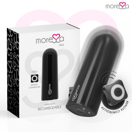 MORESSA NIX POTENTE VIBRADOR MULTI JUEGOS CONTROL REMOTO NEGRO