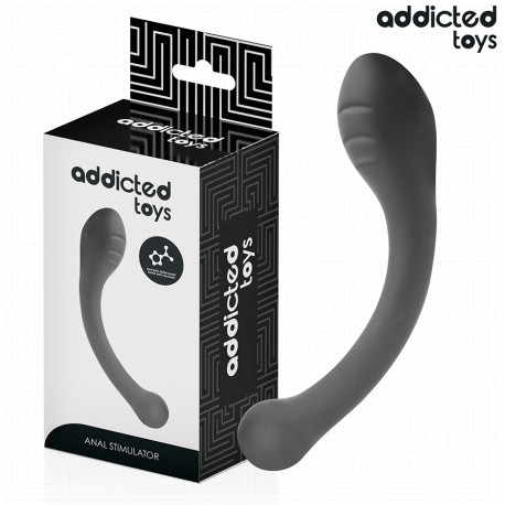 ADDICTED TOYS ESTIMULADOR ANAL DOBLE SILICONA 18 CM