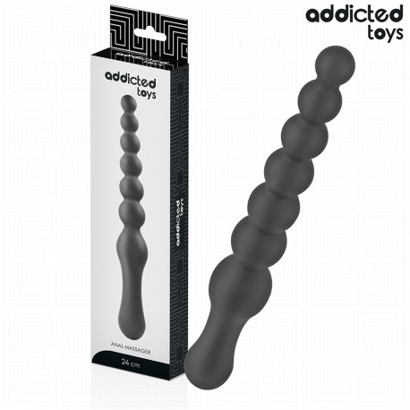 ADDICTED TOYS MASAJEADOR ANAL DOBLE SILICONA 24 CM