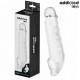 ADDICTED TOYS FUNDAS PARA EL PENE TRANSPARENTE TALLA M 27 CM