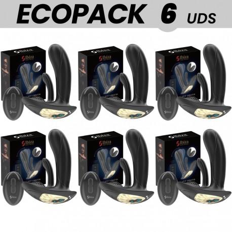 ECOPACKS 6 UDS IBIZA VIBRADOR WEARABLE CON ESTIMULACIaN PUNTO G Y CLaTORIS CON CONTROL REMOTO