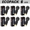 ECOPACKS 6 UDS IBIZA VIBRADOR MASAJEADOR WAND DE BOLSILLO