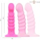 INTENSE CINDY VIBRADOR TALLA L DISEaO EN ESPIRAL 10 VIBRACIONES ROSA CONTROL REMOTO